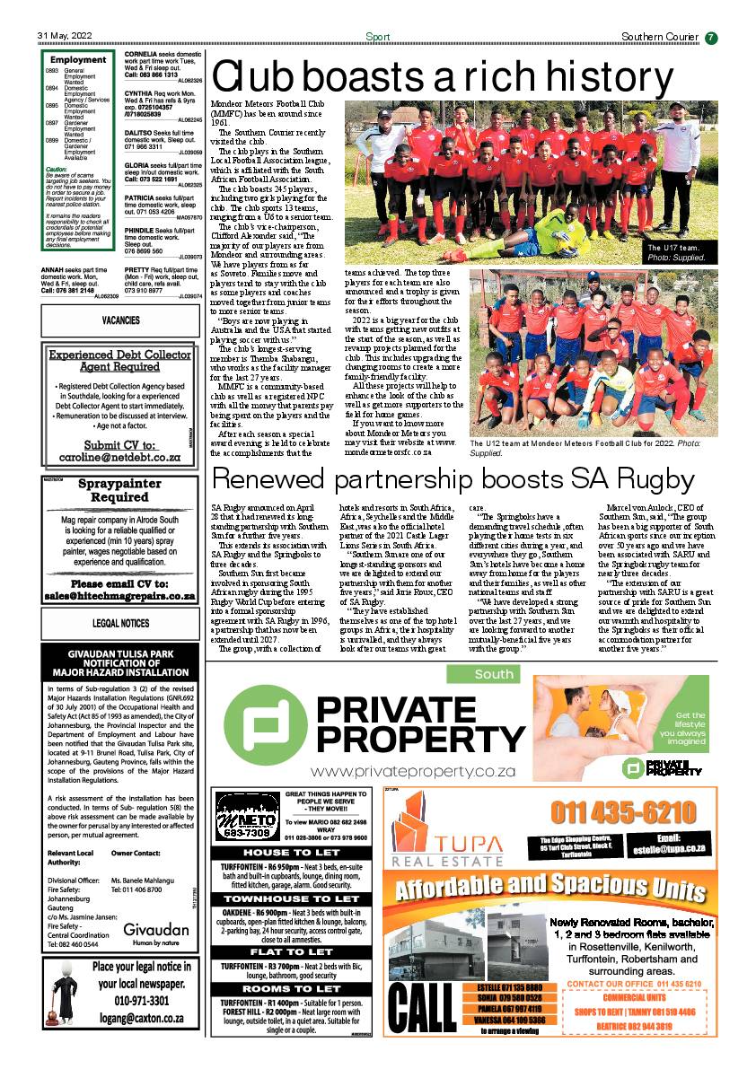 Southern Courier 31 May 2022 page 7