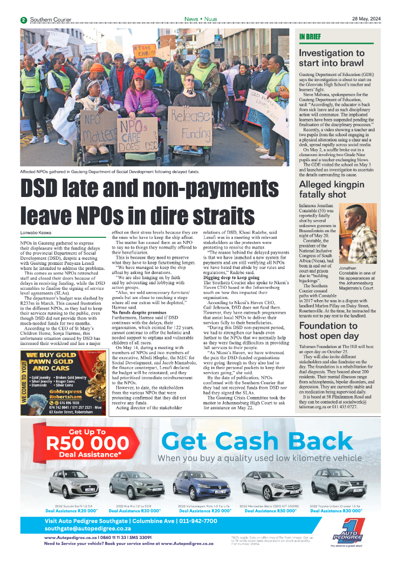 Southern Courier 31 May 2024 page 2