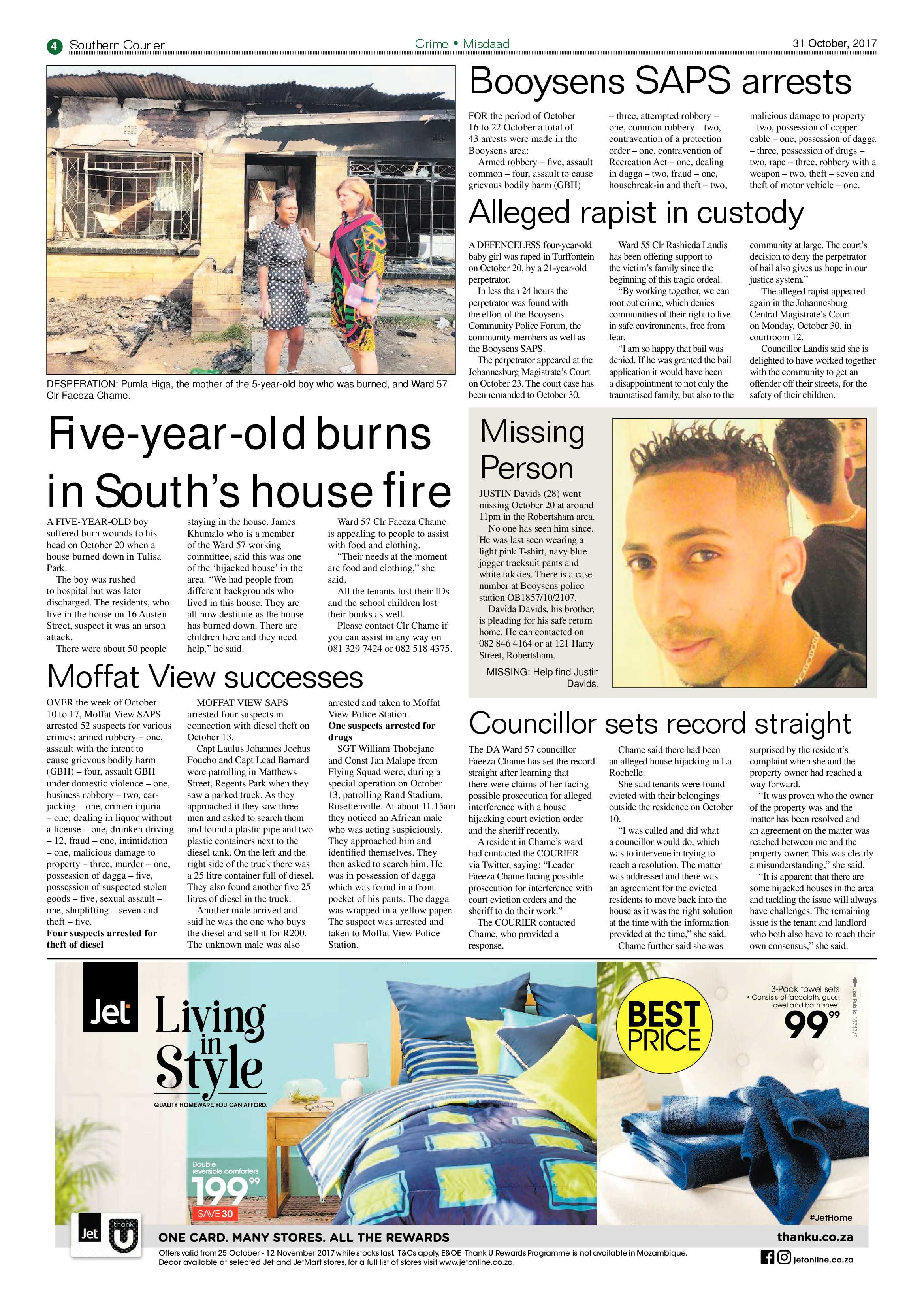 Southern Courier 31 October 2017 page 4