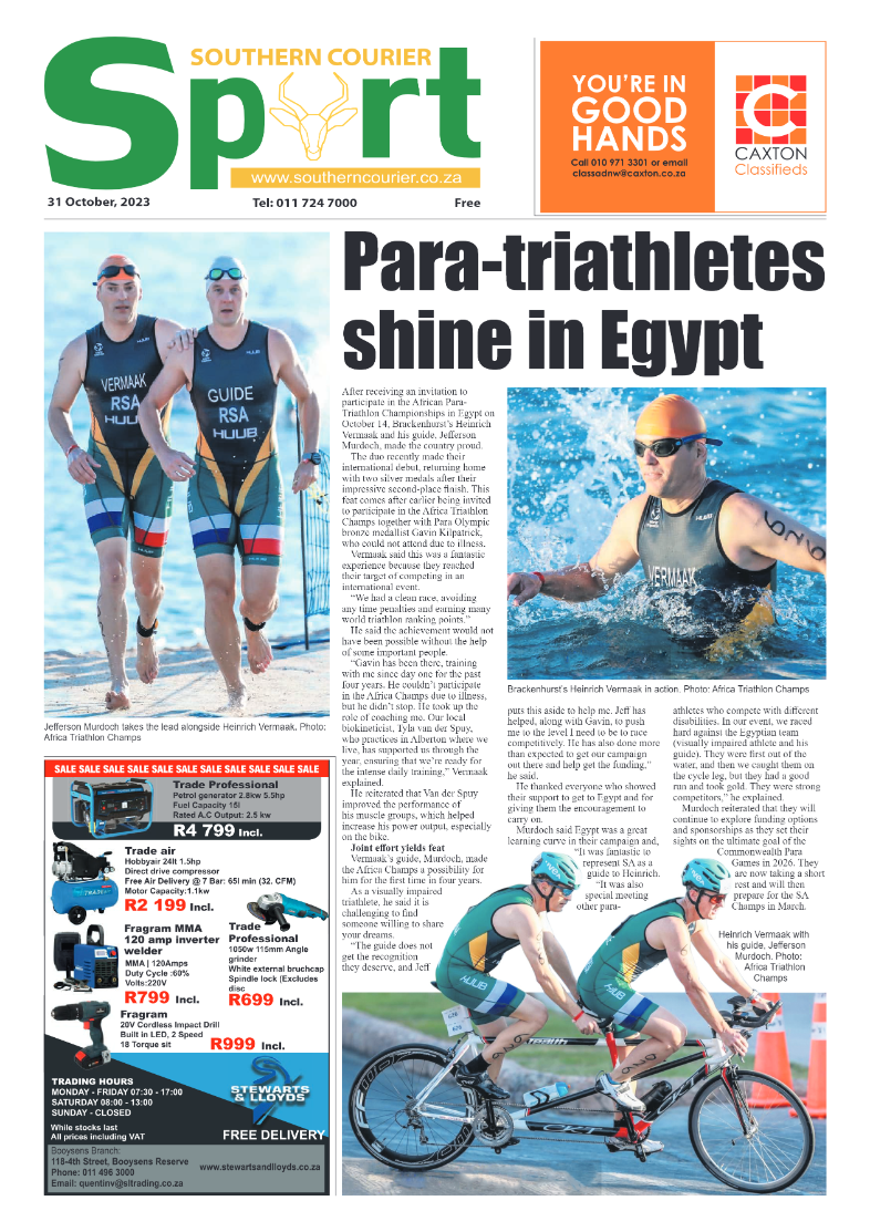 Southern Courier 31 October  2023 page 8