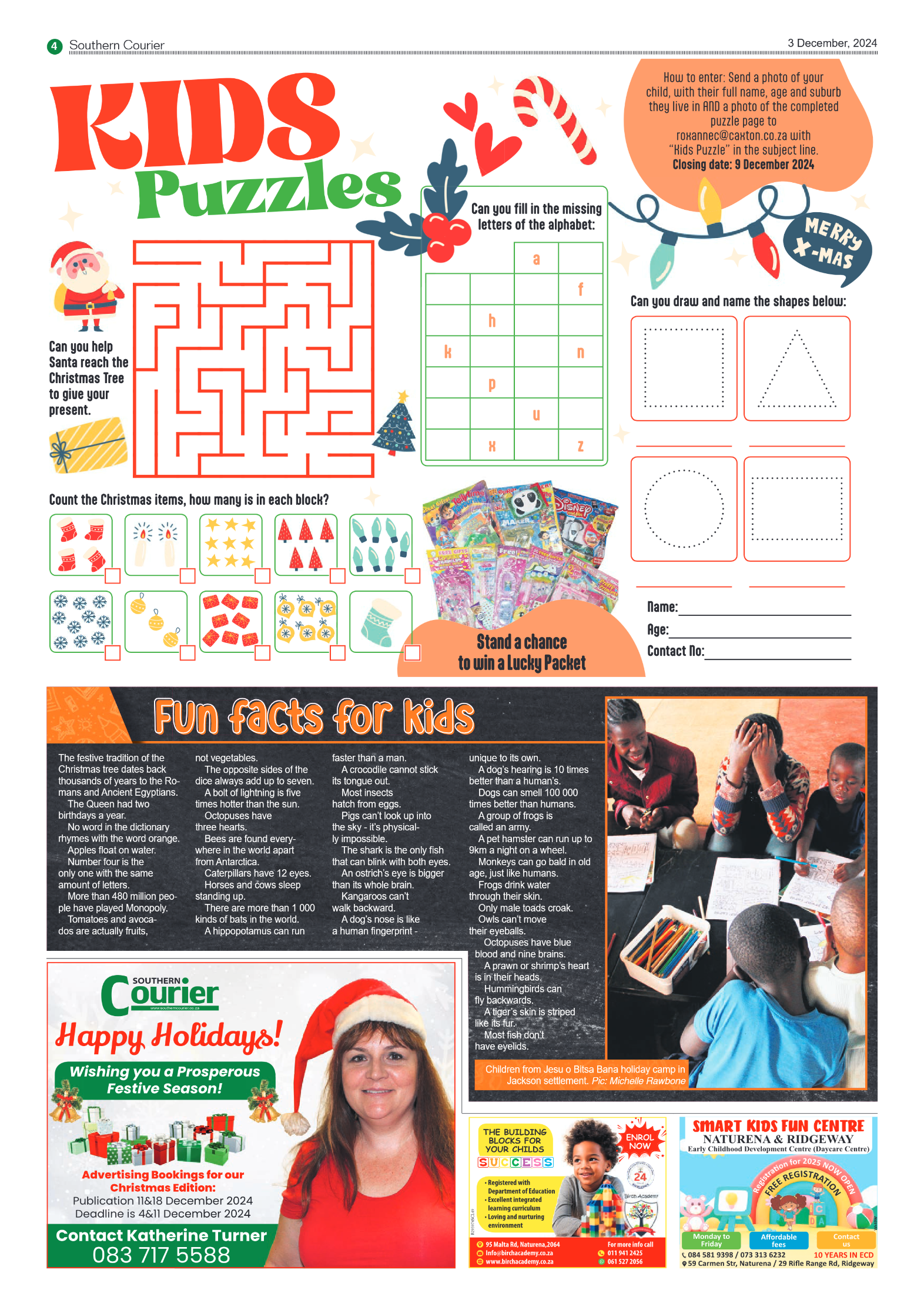 Southern Courier 3 December 2024 page 4