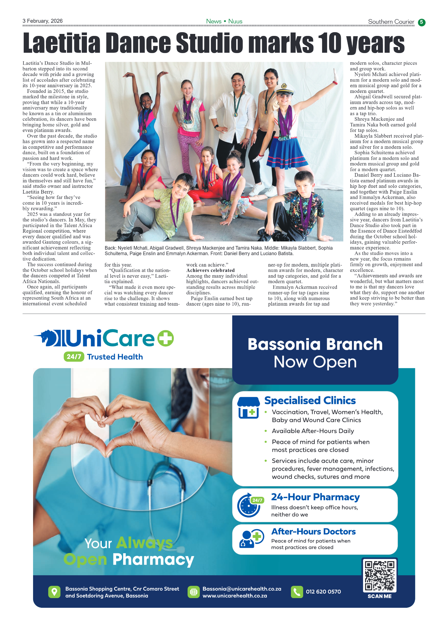 Southern Courier 3 February 2026 page 5