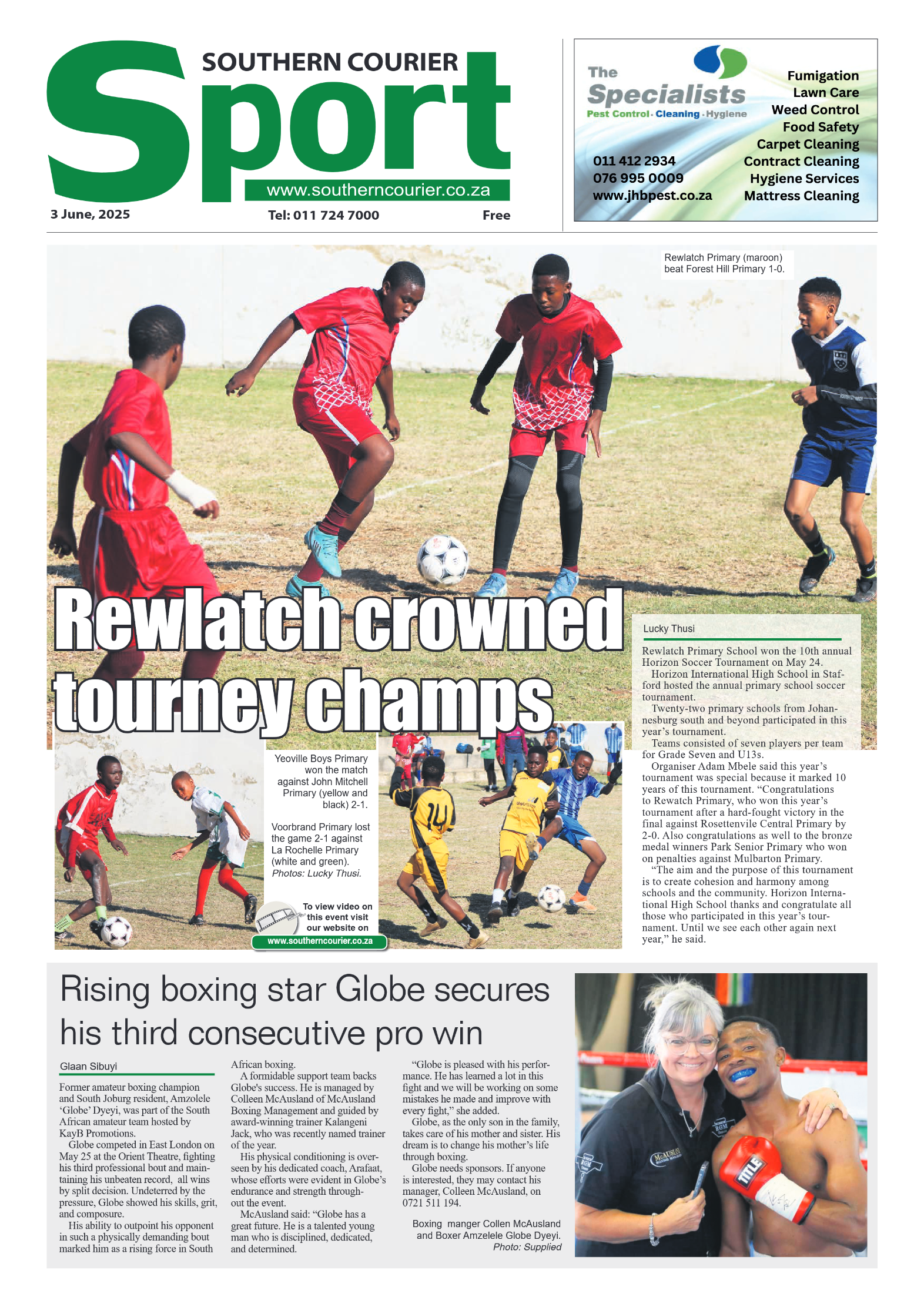 Southern Courier 3 June 2025 page 8