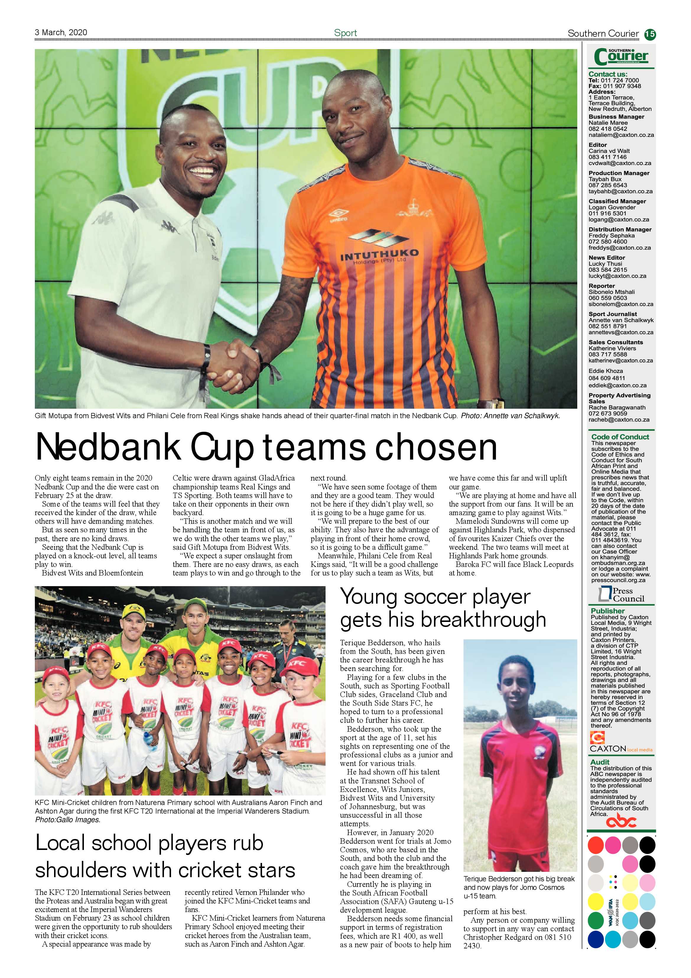 Southern Courier 3 March 2020 page 15