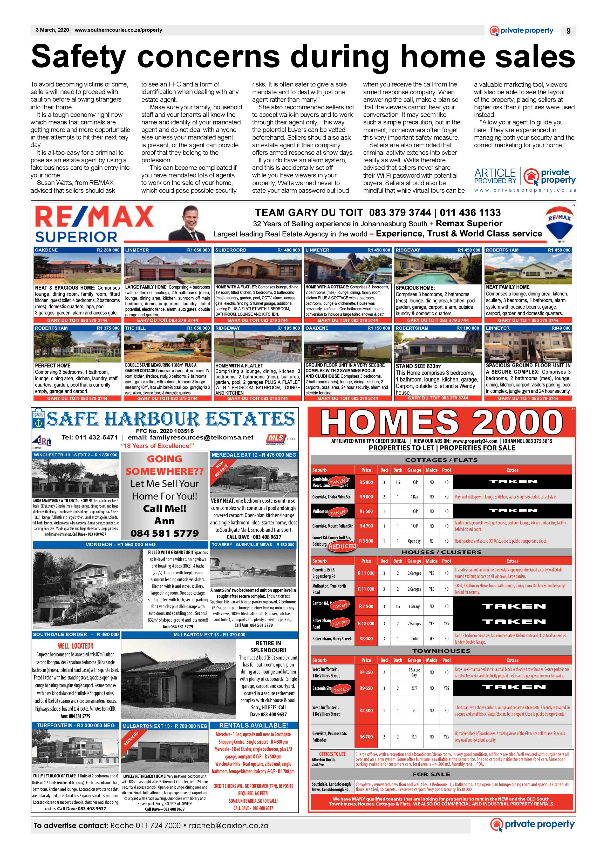 Southern Courier 3 March 2020 page 9