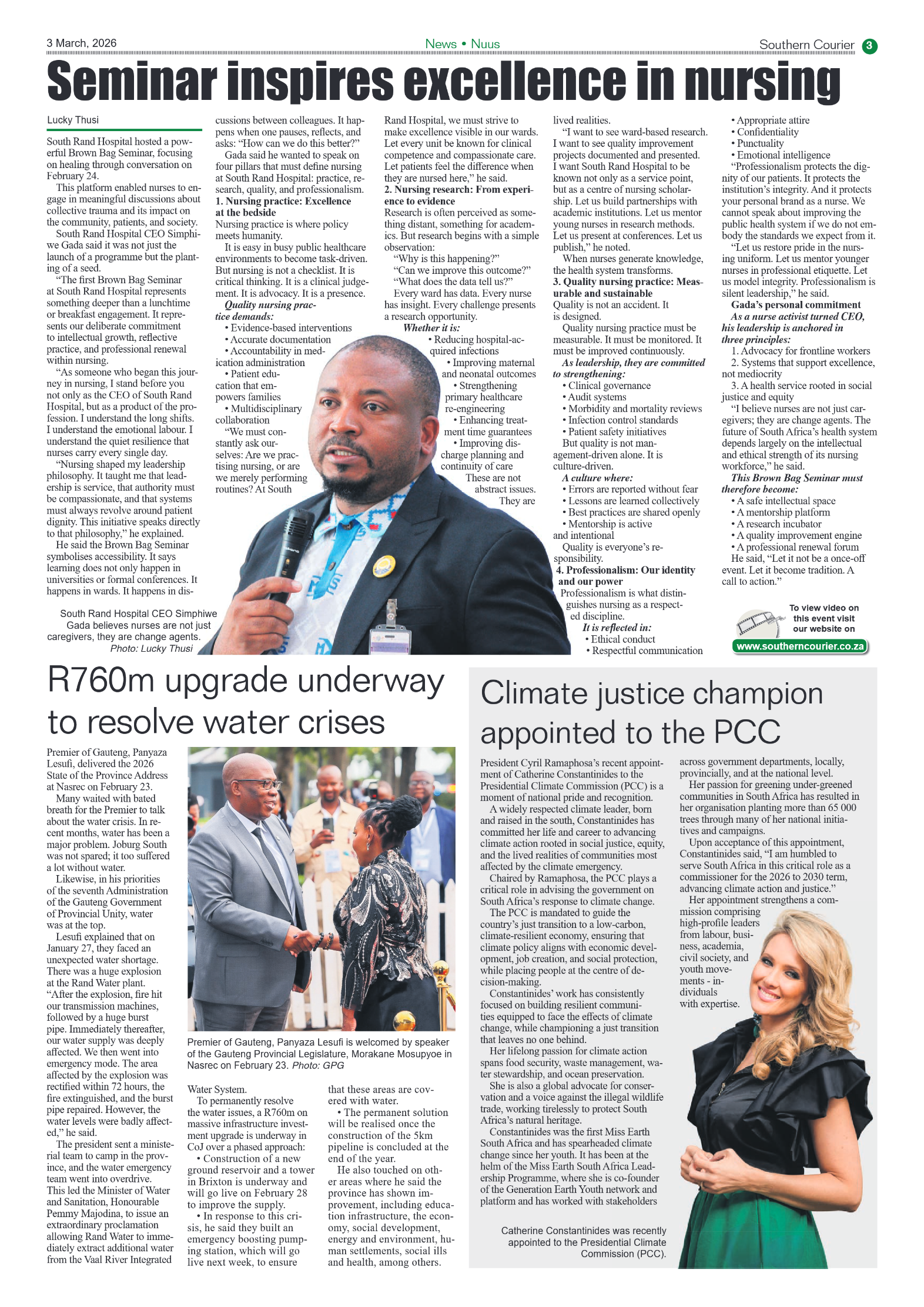 Southern Courier 3 March 2026 page 3