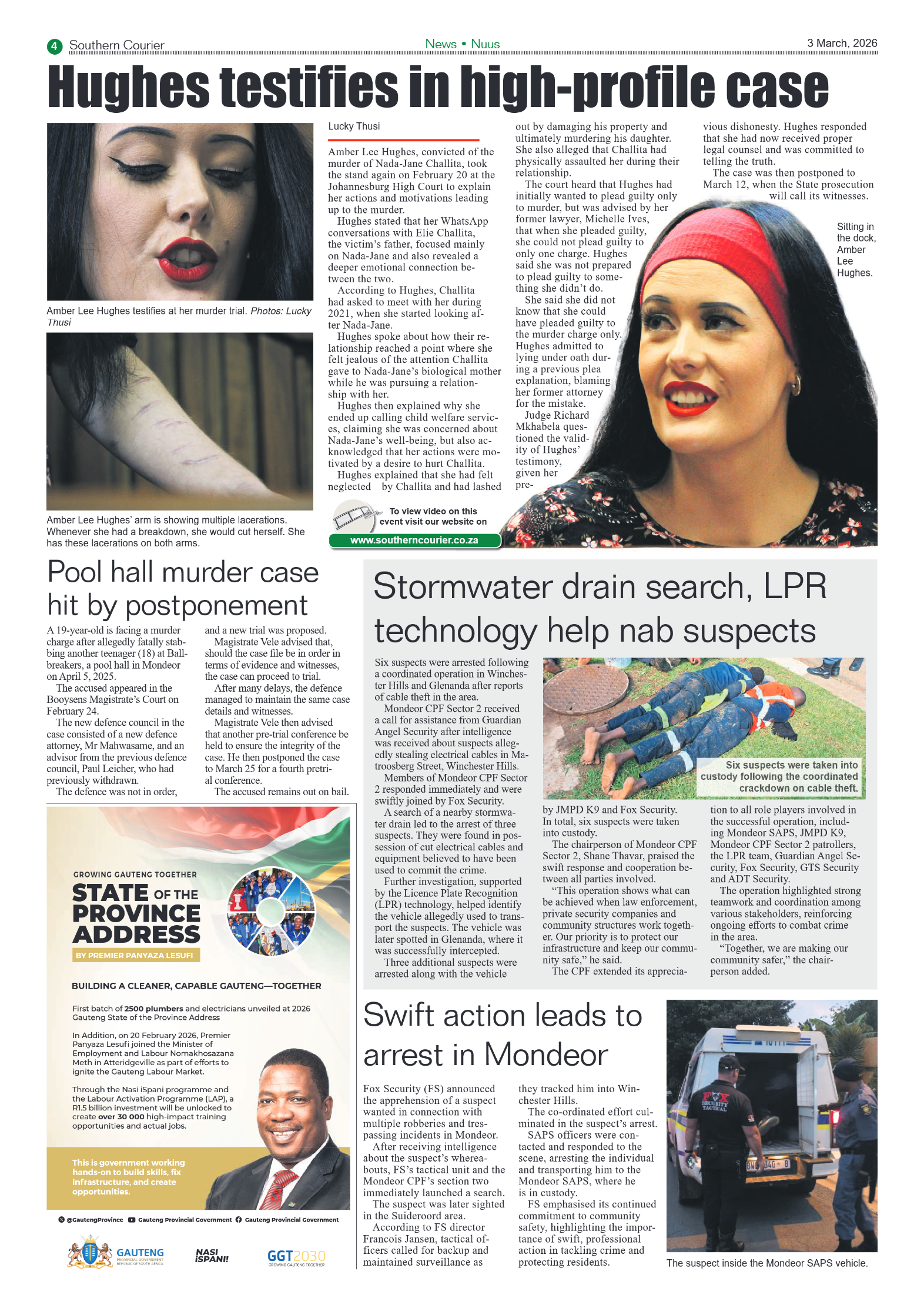 Southern Courier 3 March 2026 page 4