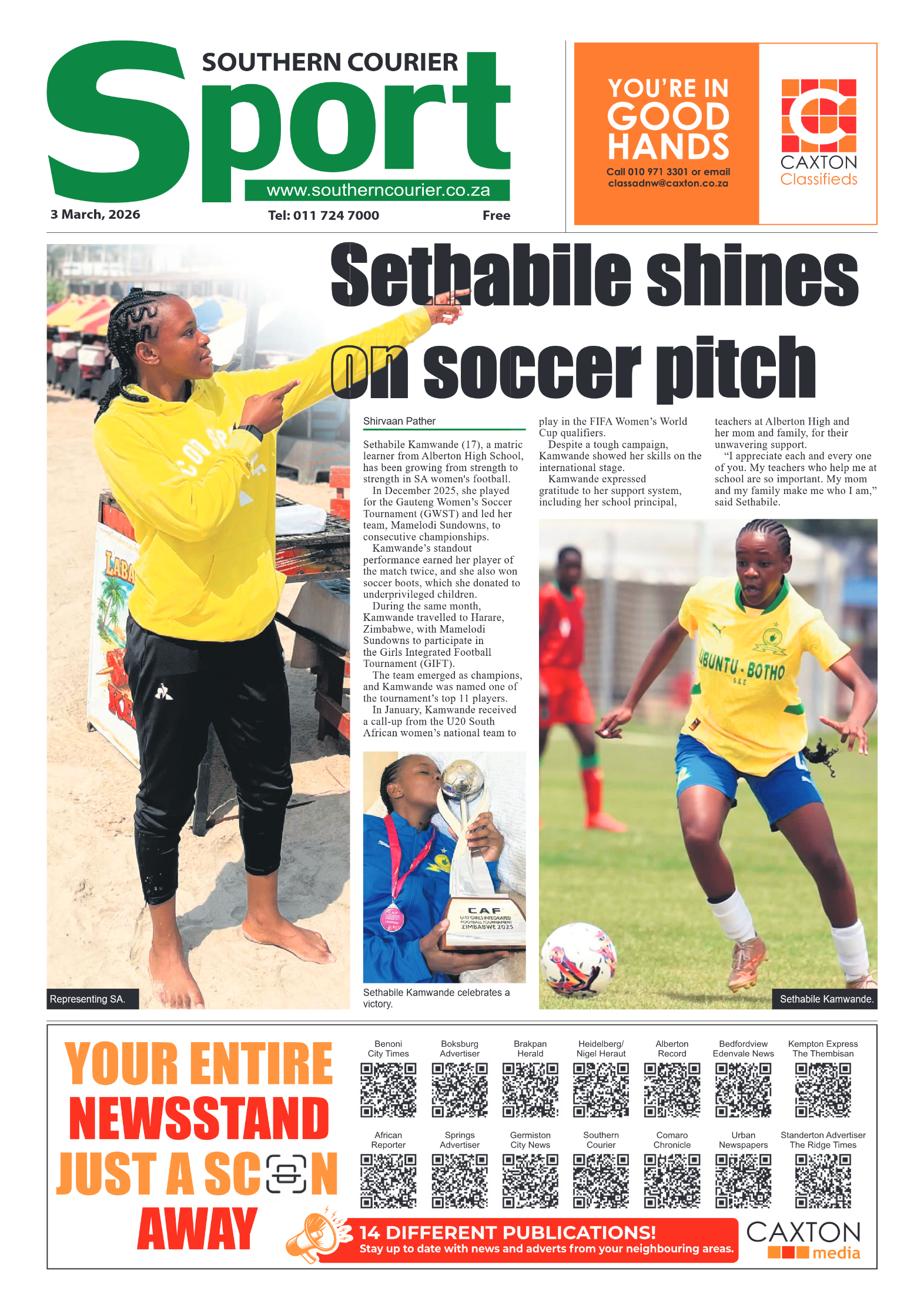 Southern Courier 3 March 2026 page 8
