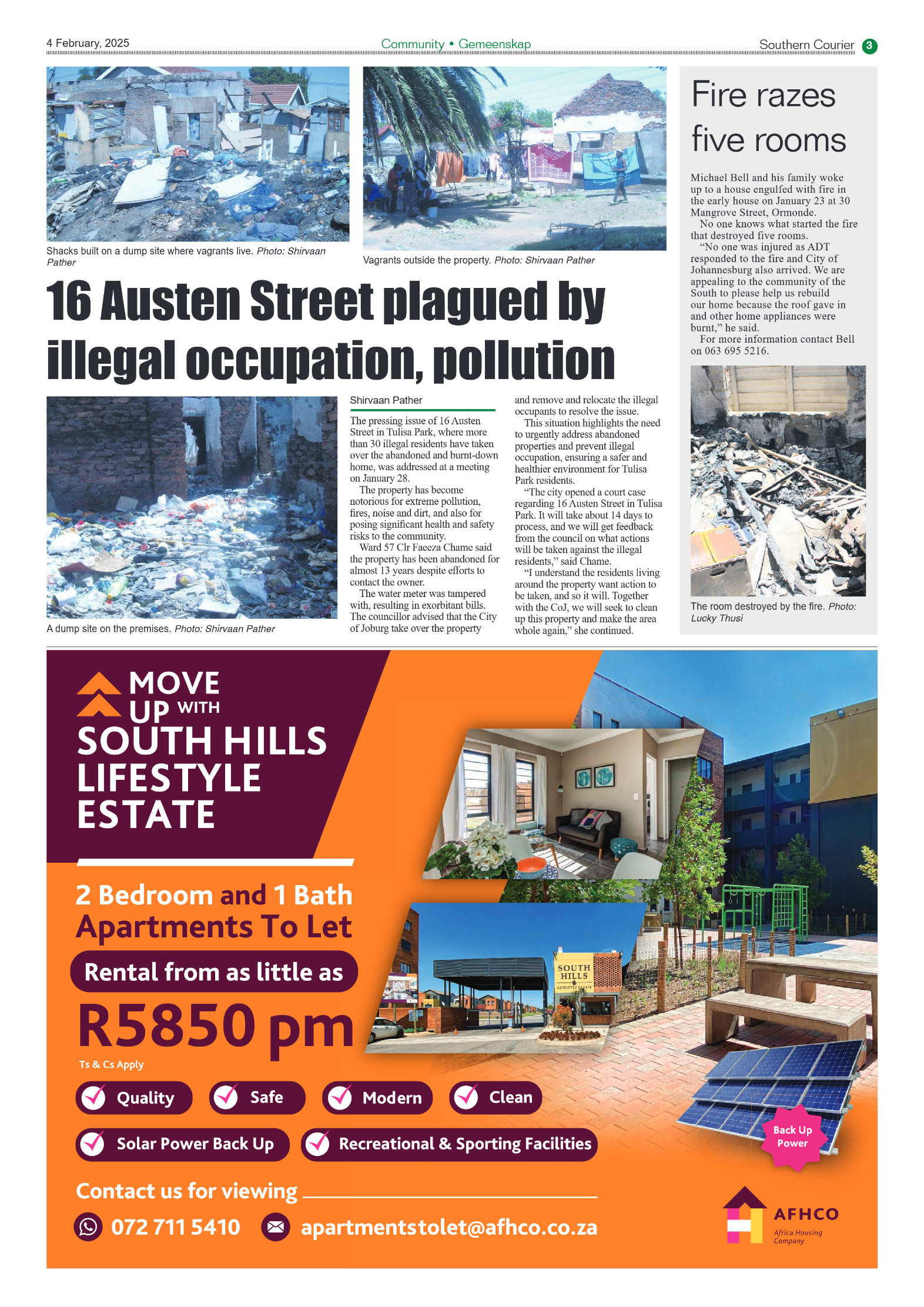 Southern Courier 4 February 2025 page 3