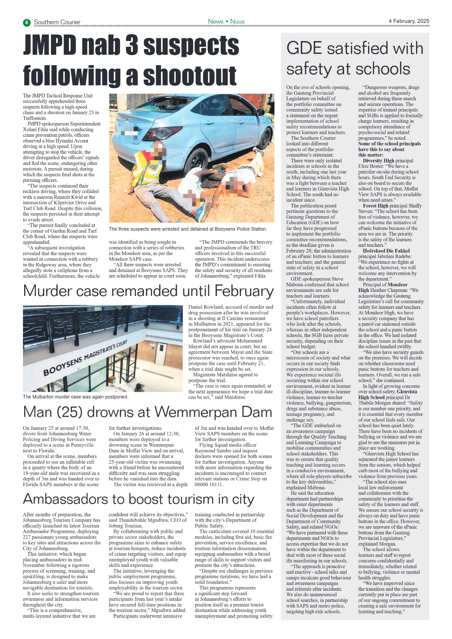 Southern Courier 4 February 2025 page 4