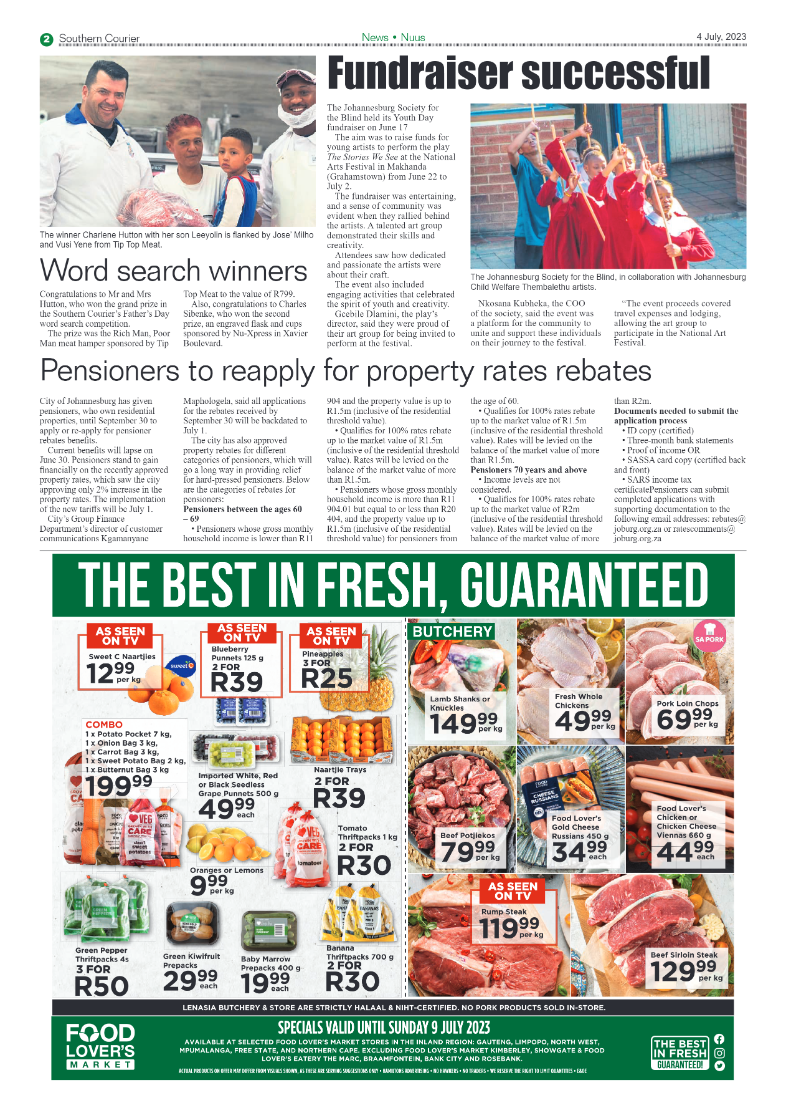 Southern Courier 4 July 2023 page 2