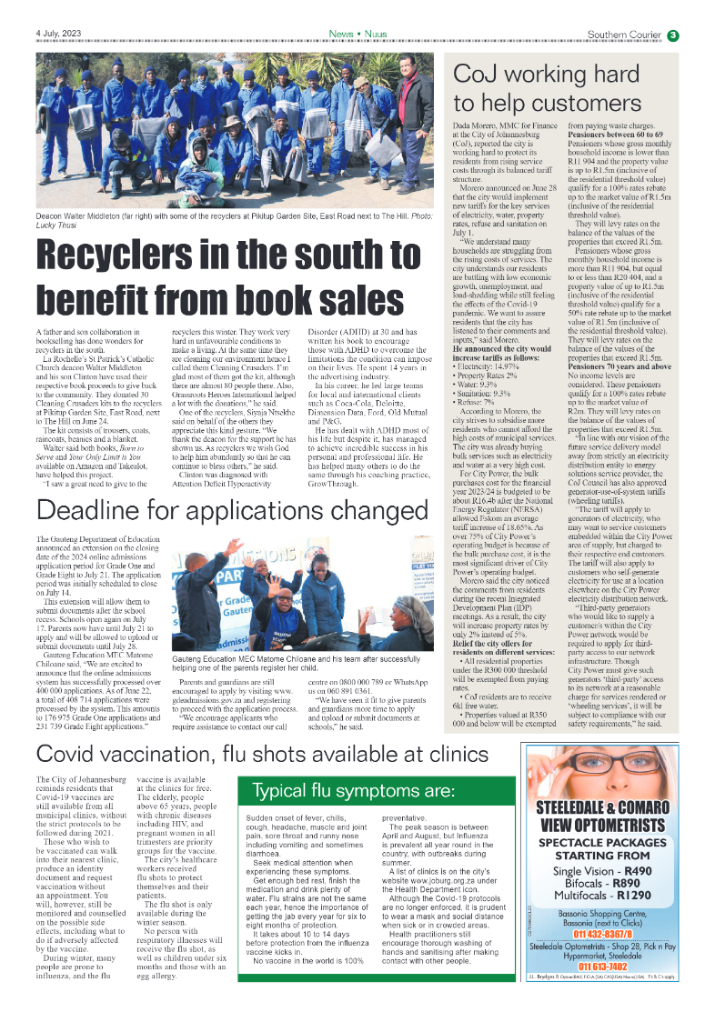 Southern Courier 4 July 2023 page 3