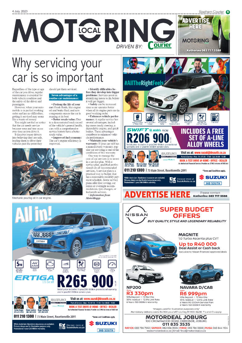 Southern Courier 4 July 2023 page 5