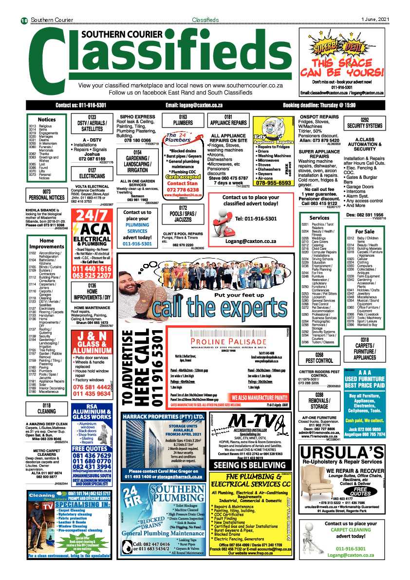 Southern Courier 4 June 2021 page 10