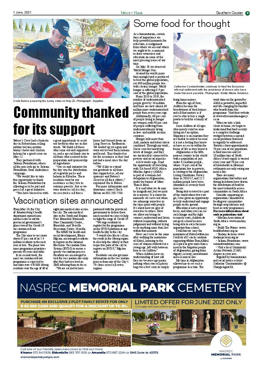 Southern Courier 4 June 2021 page 3