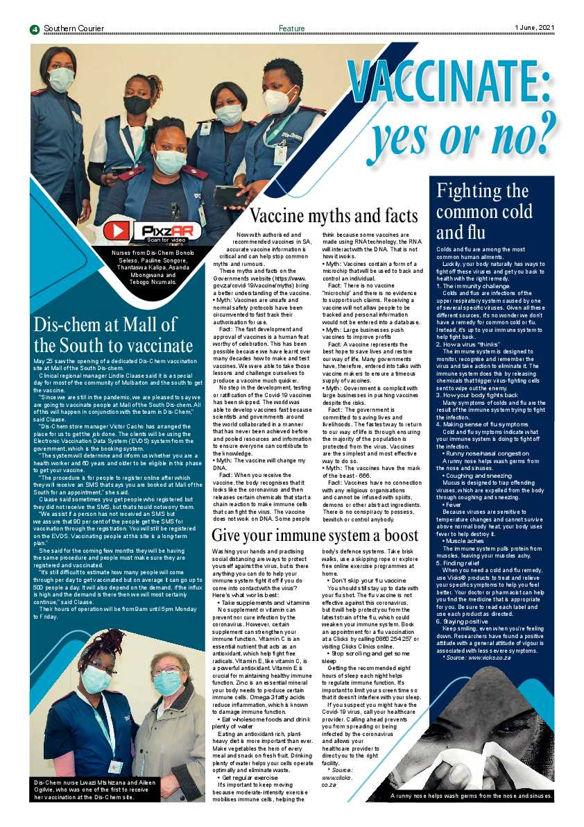 Southern Courier 4 June 2021 page 4