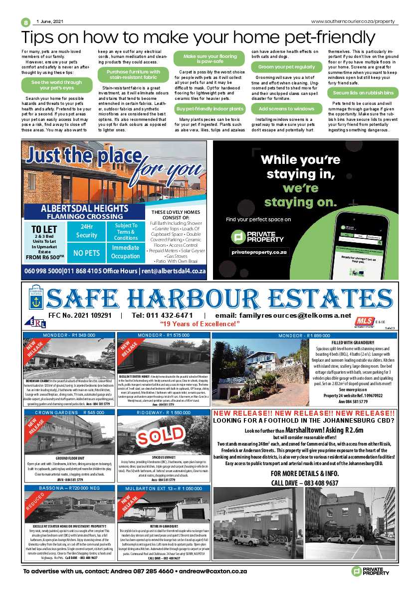 Southern Courier 4 June 2021 page 8