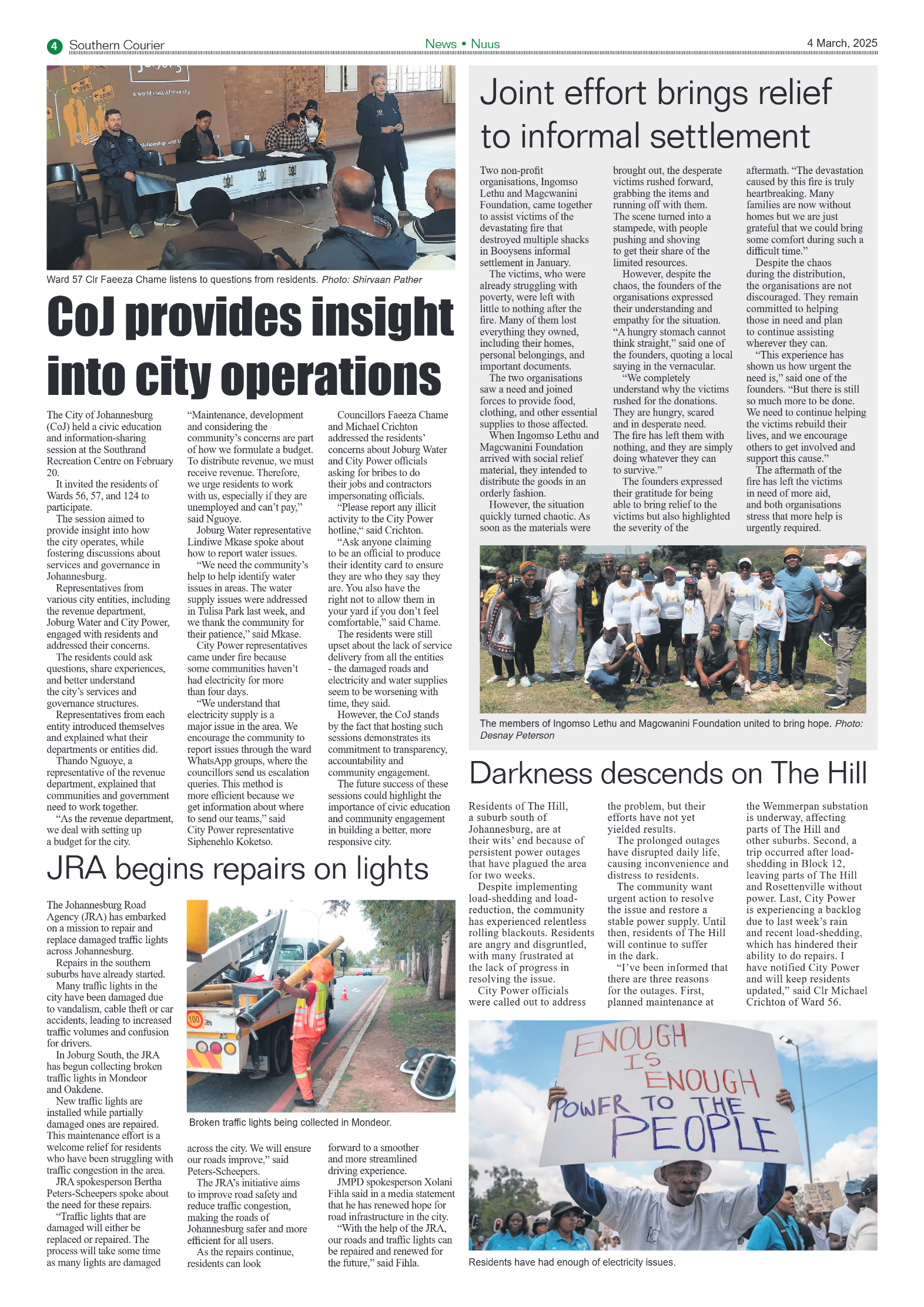 Southern Courier 4 March 2025 page 4