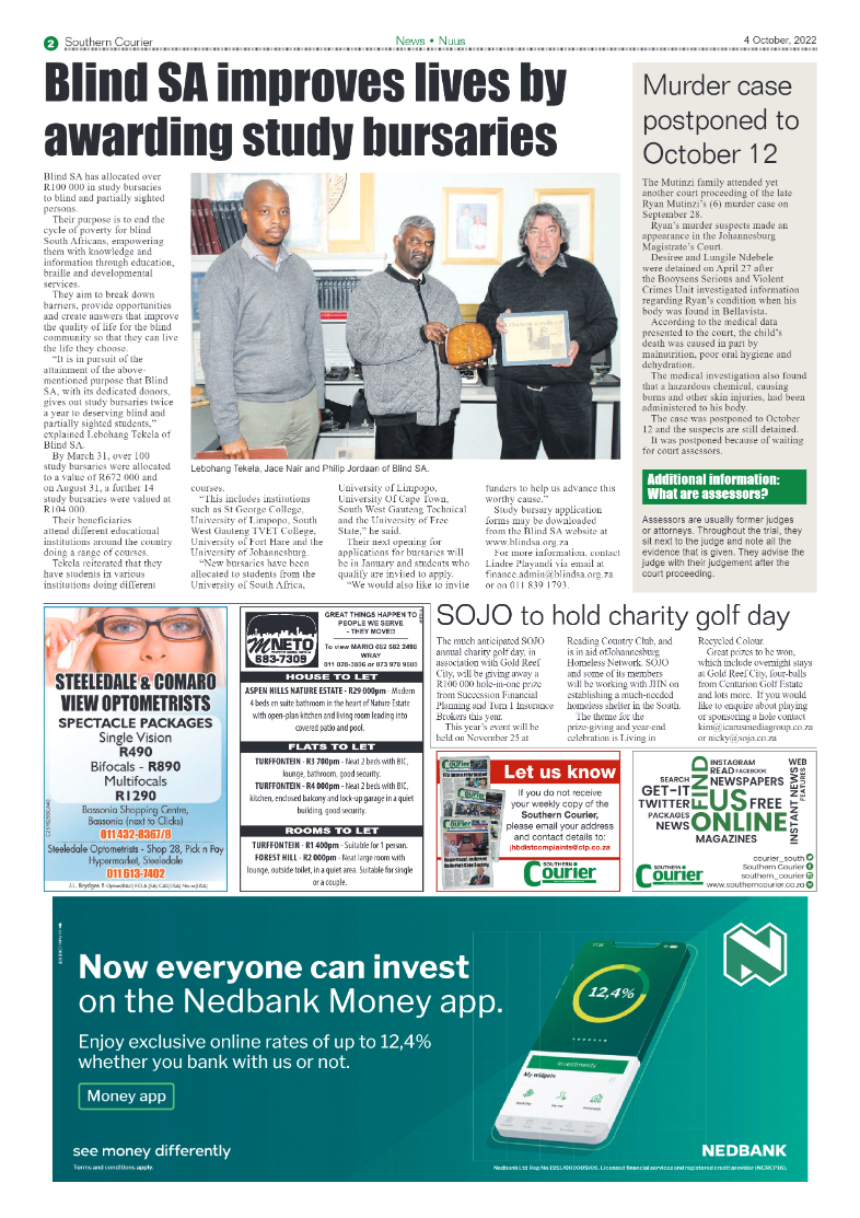 Southern Courier 4 October 2022 page 2