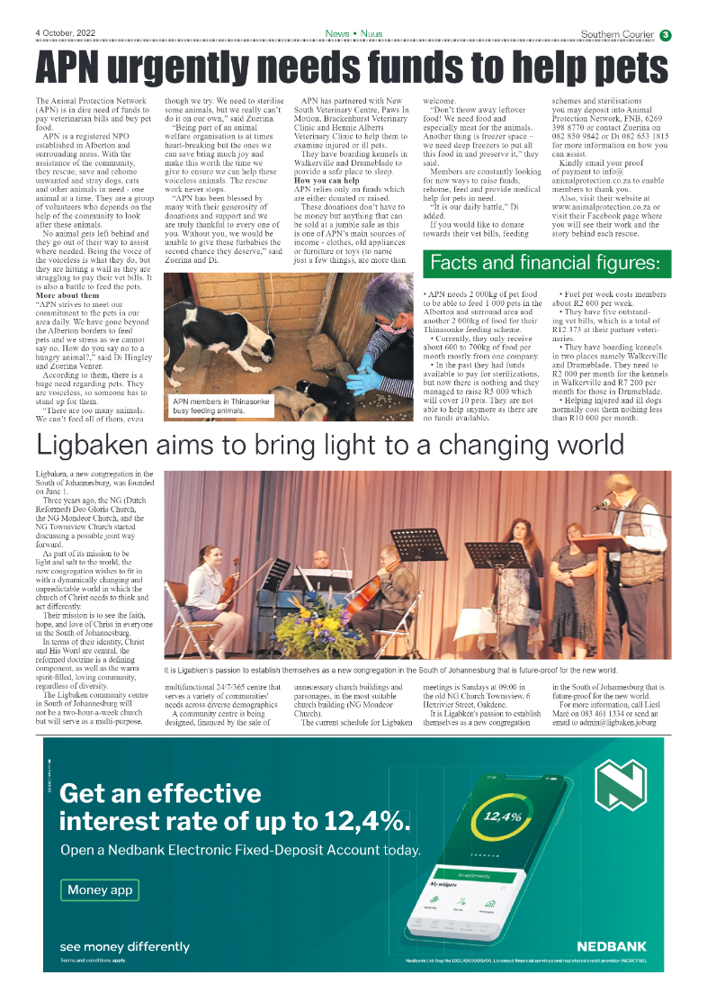 Southern Courier 4 October 2022 page 3