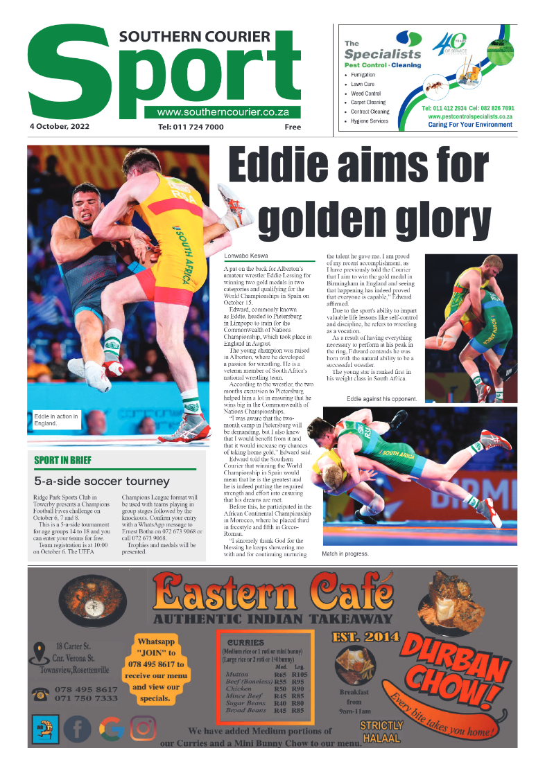 Southern Courier 4 October 2022 page 8