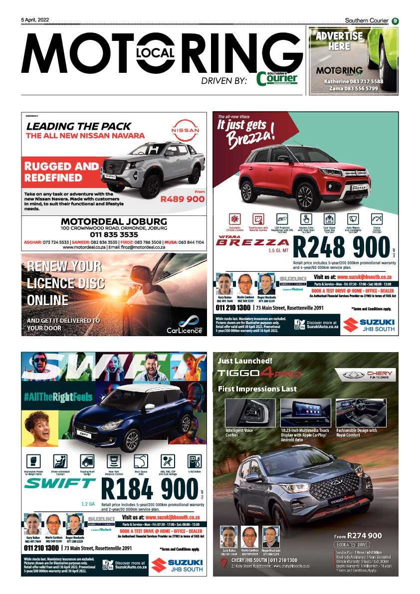 Southern Courier 5 April 2022 page 9