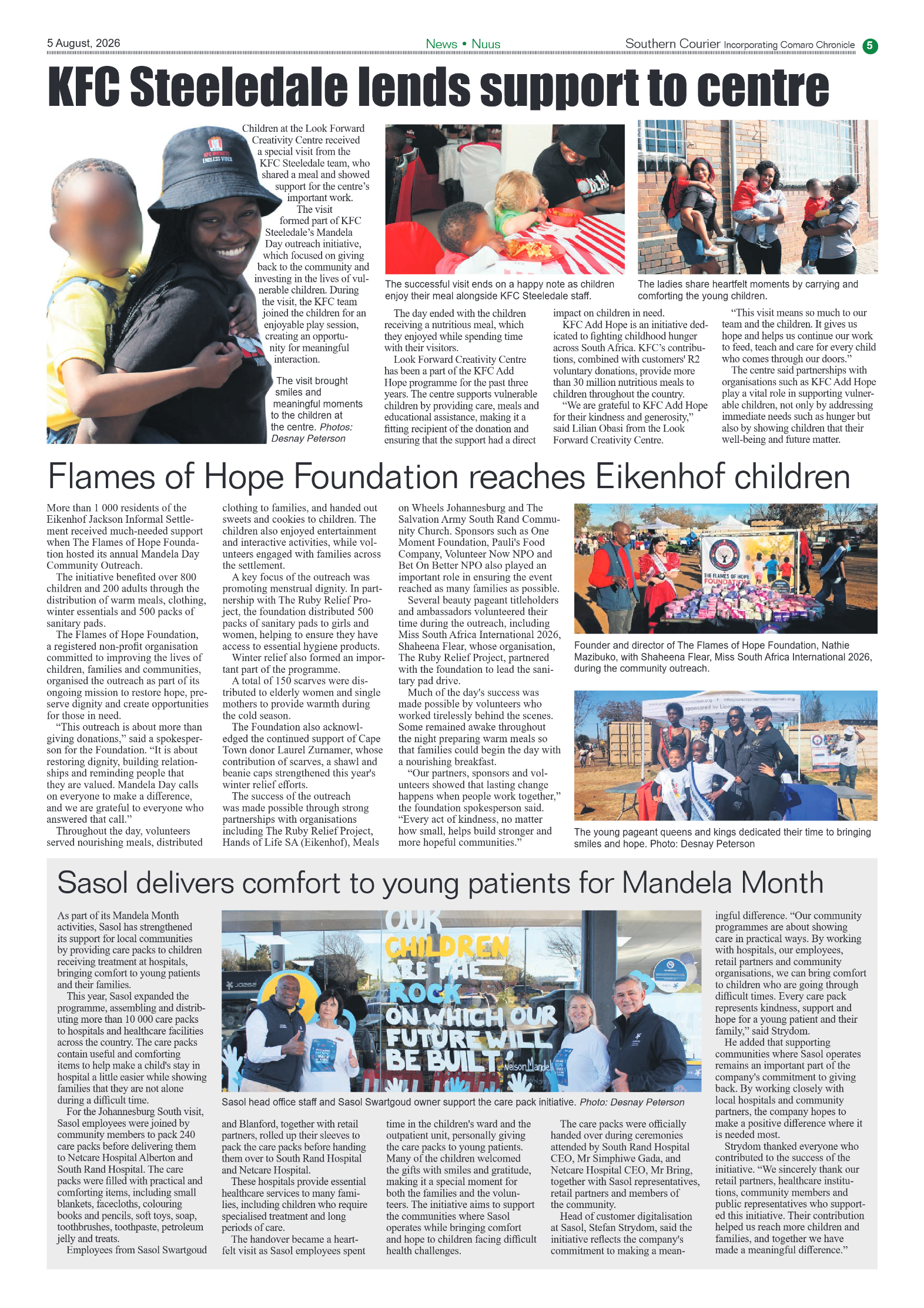 Southern Courier 5 August 2026 page 7