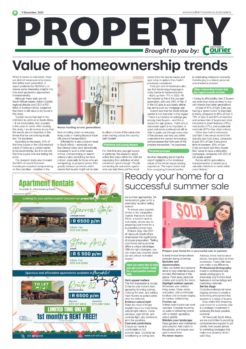 Southern Courier 5 December 2023 page 6