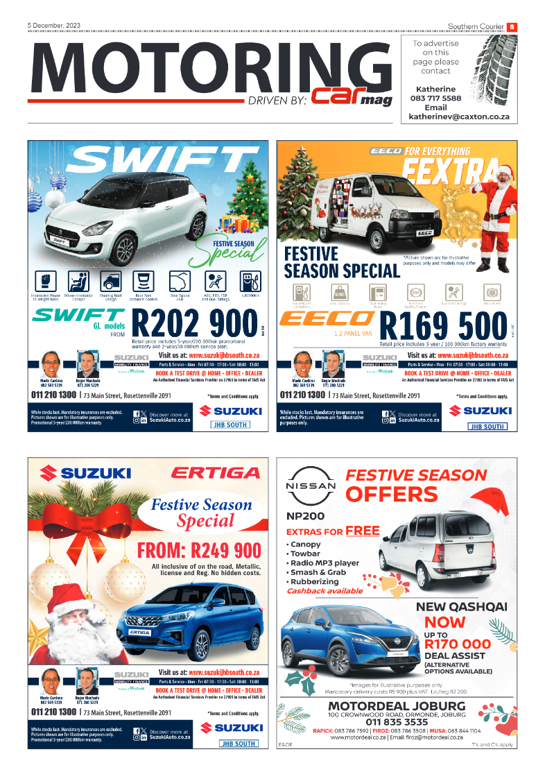 Southern Courier 5 December 2023 page 8