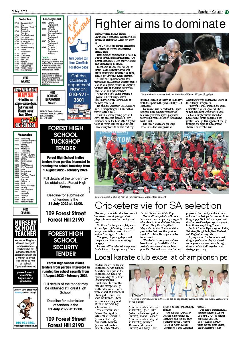 Southern Courier 5 July 2022 page 11