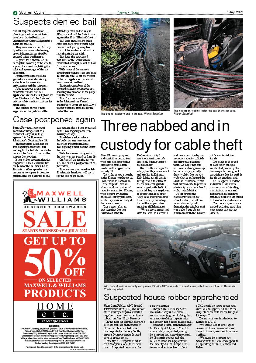 Southern Courier 5 July 2022 page 4