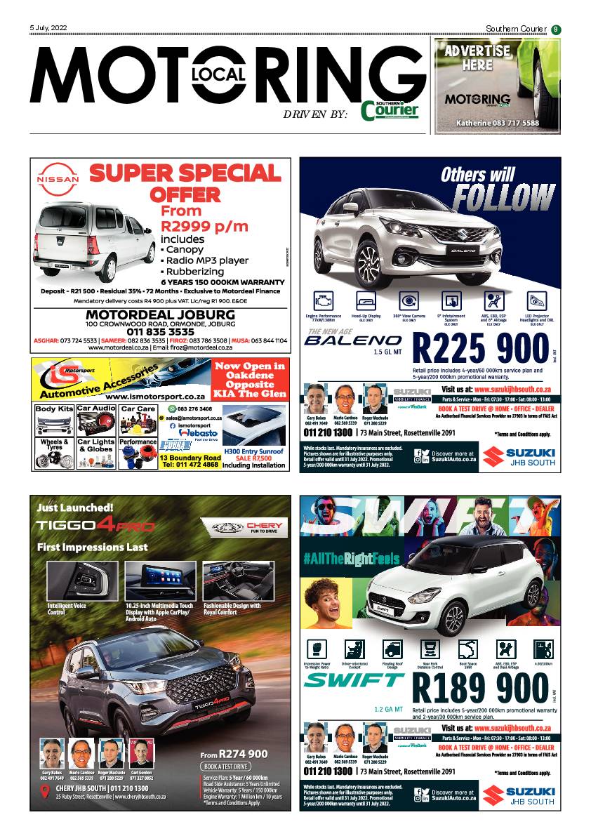 Southern Courier 5 July 2022 page 9