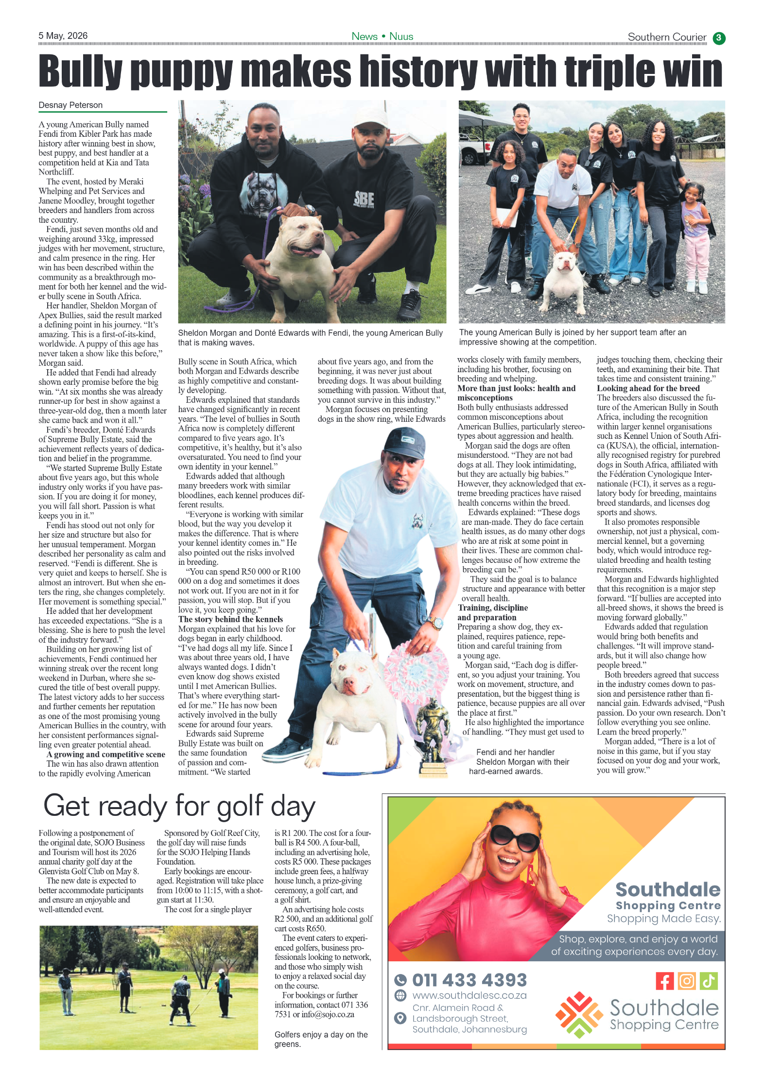 Southern Courier 5 May 2026 page 3