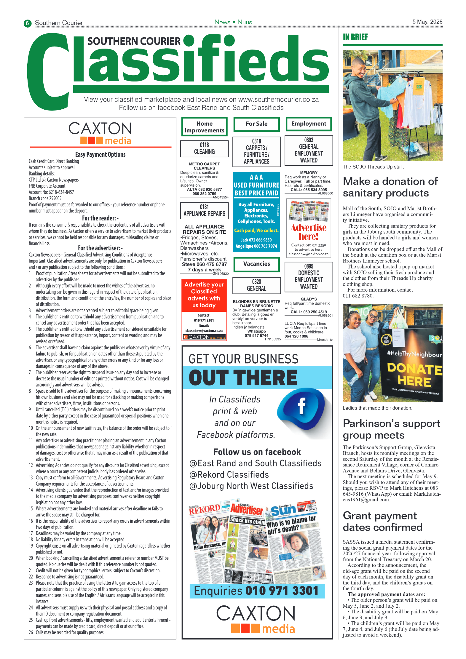 Southern Courier 5 May 2026 page 6