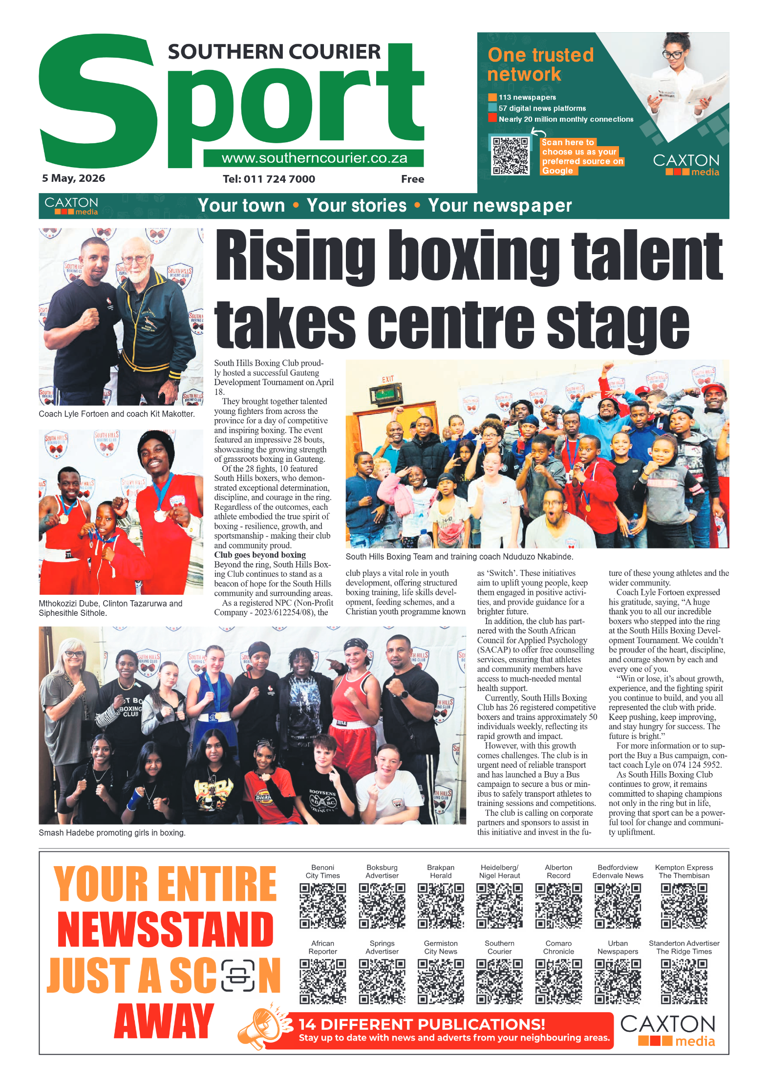 Southern Courier 5 May 2026 page 8