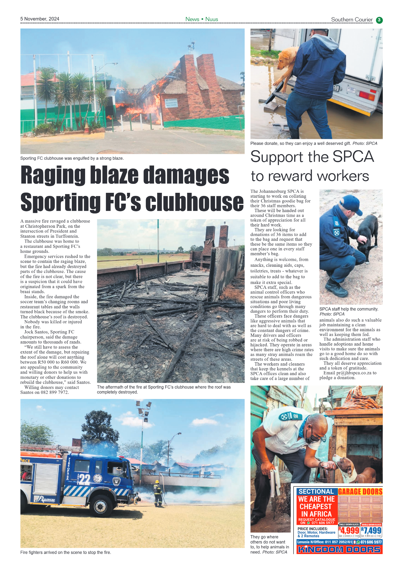 Southern Courier 5 November 2024 page 3