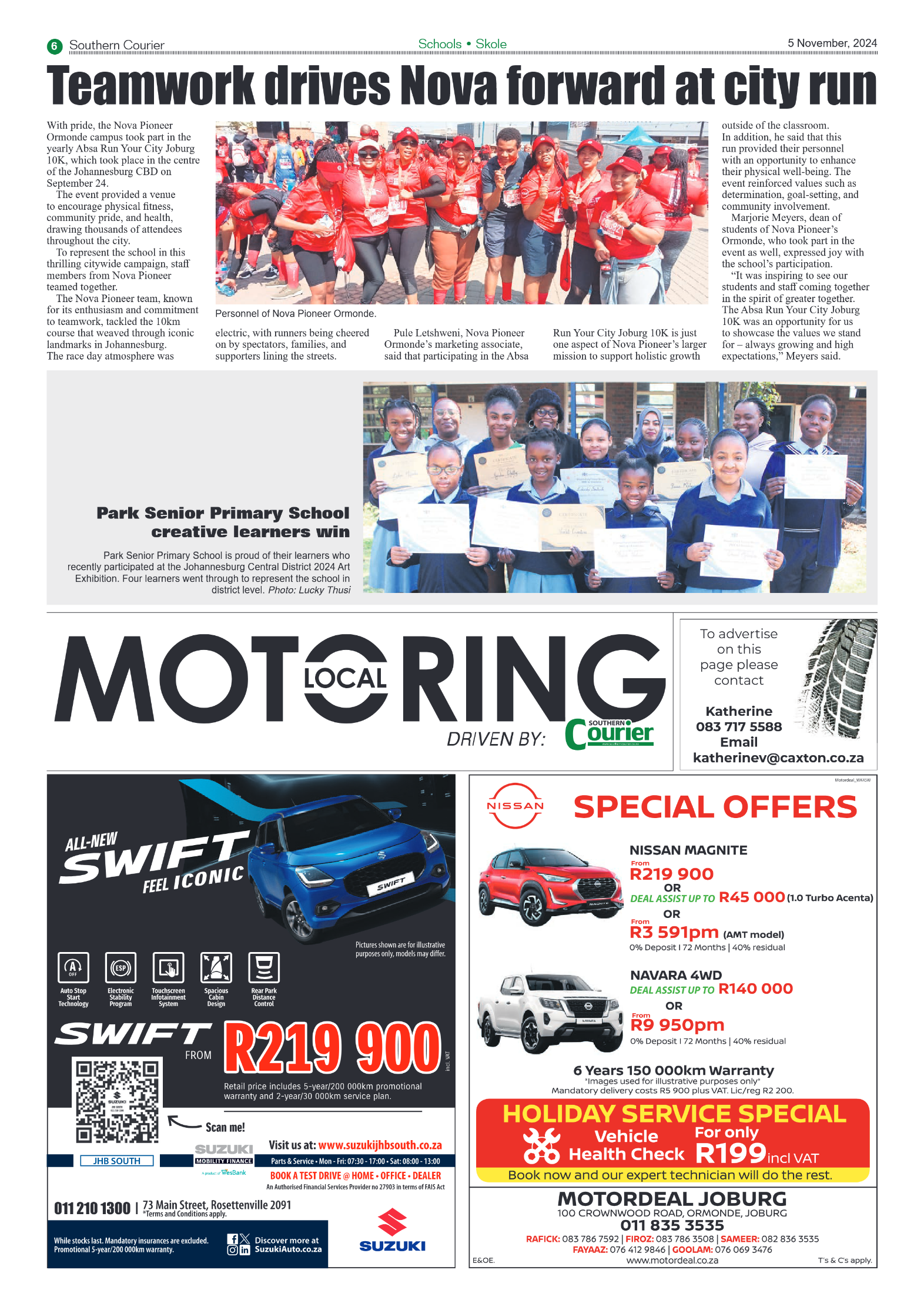 Southern Courier 5 November 2024 page 6