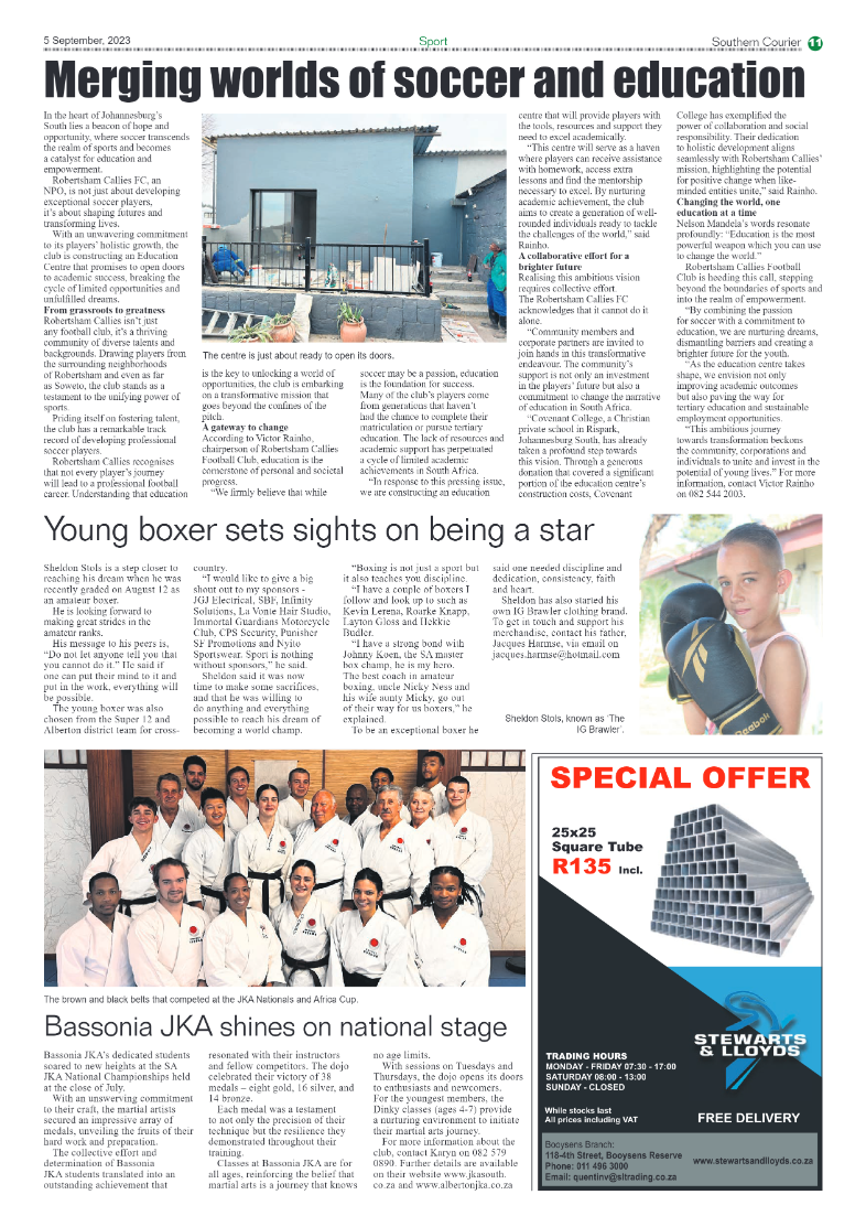 Southern Courier 5 September 2023 page 11