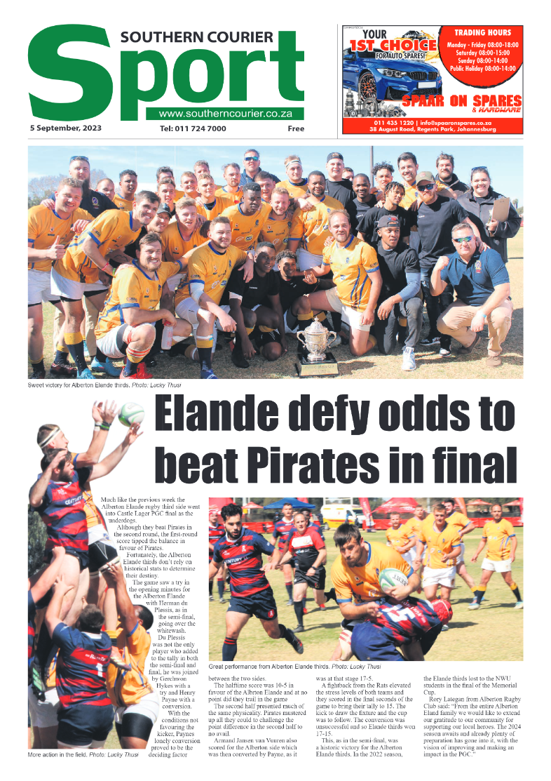 Southern Courier 5 September 2023 page 12