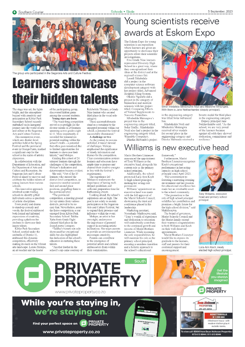 Southern Courier 5 September 2023 page 6