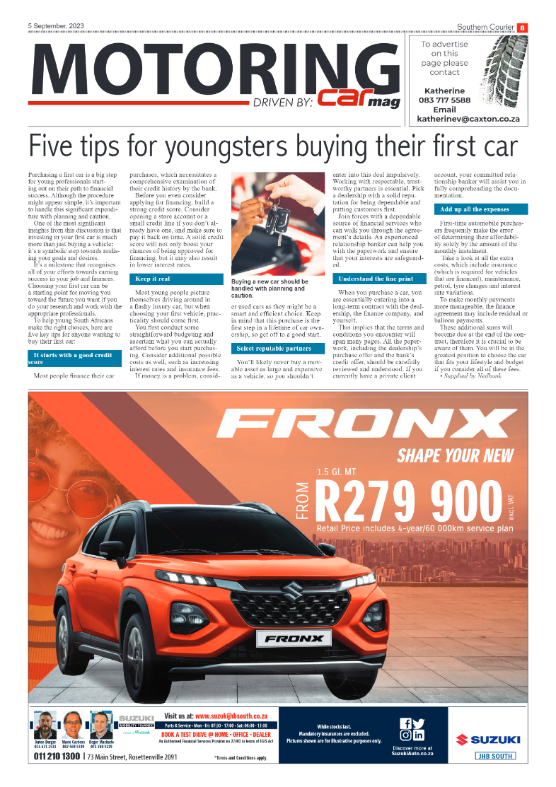 Southern Courier 5 September 2023 page 8