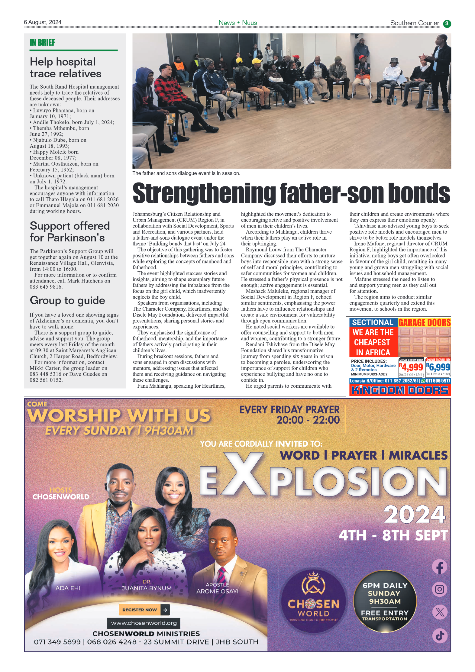 Southern Courier 6 August 2024 page 3