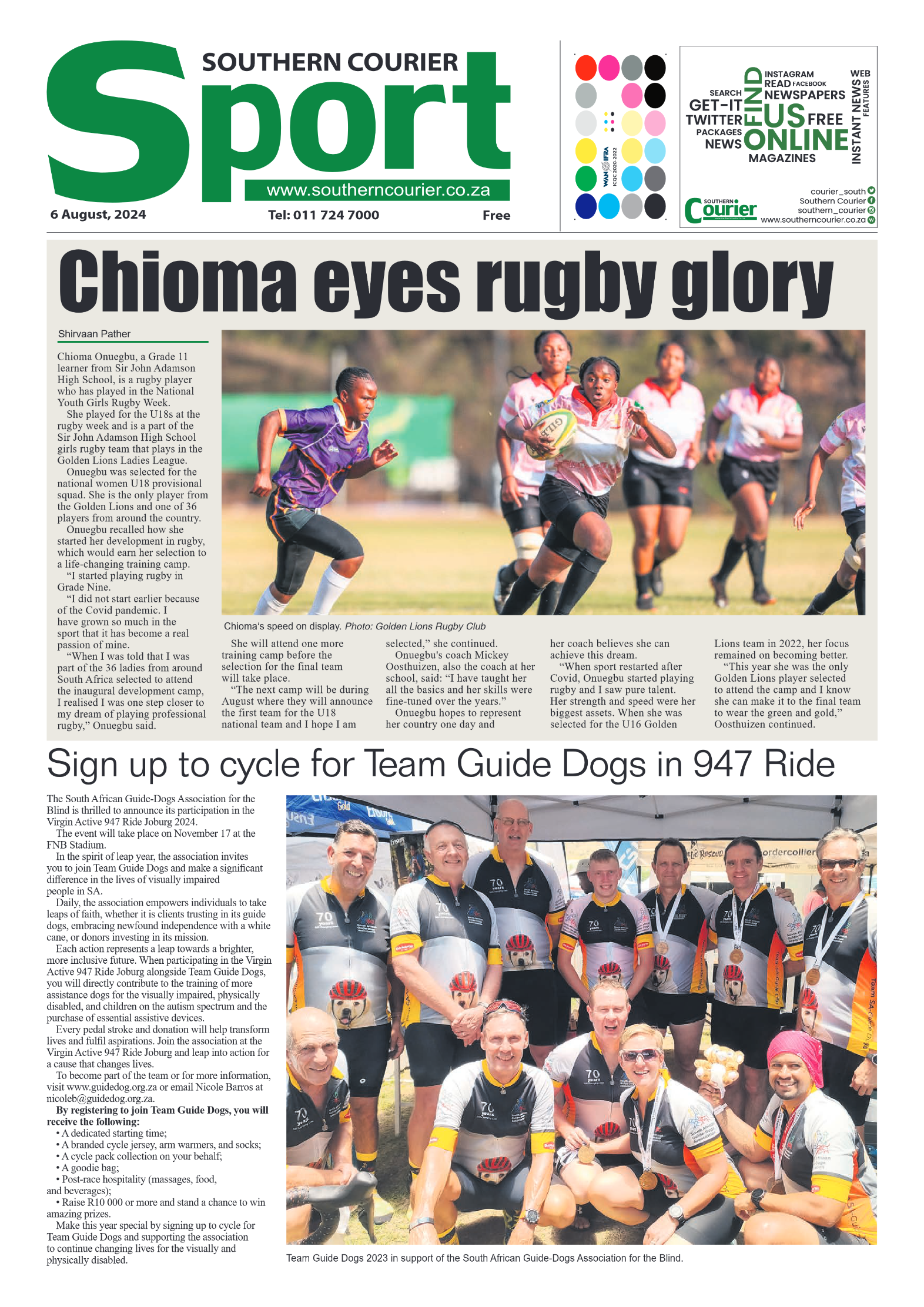 Southern Courier 6 August 2024 page 8