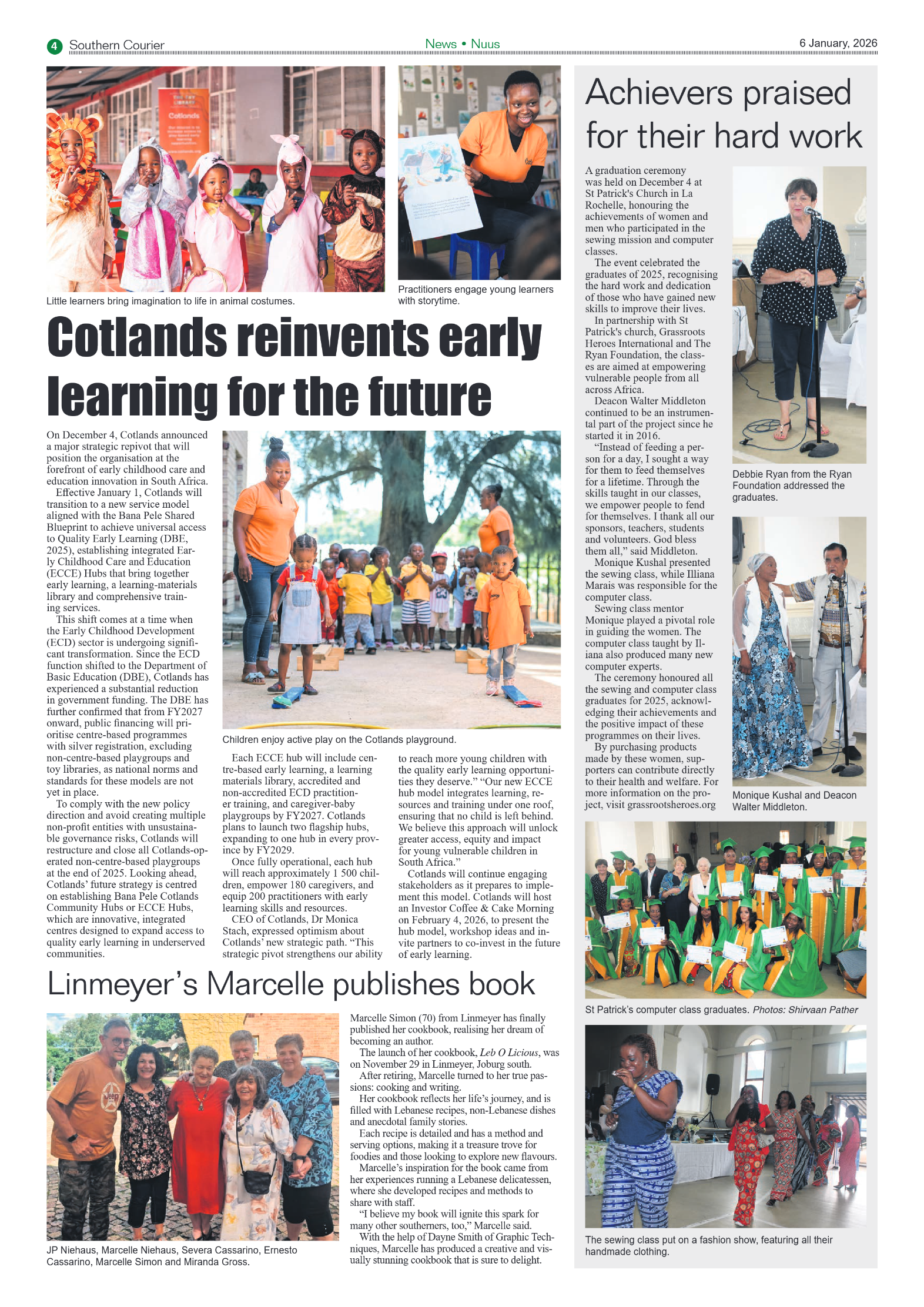 Southern Courier 6 January 2026 page 4