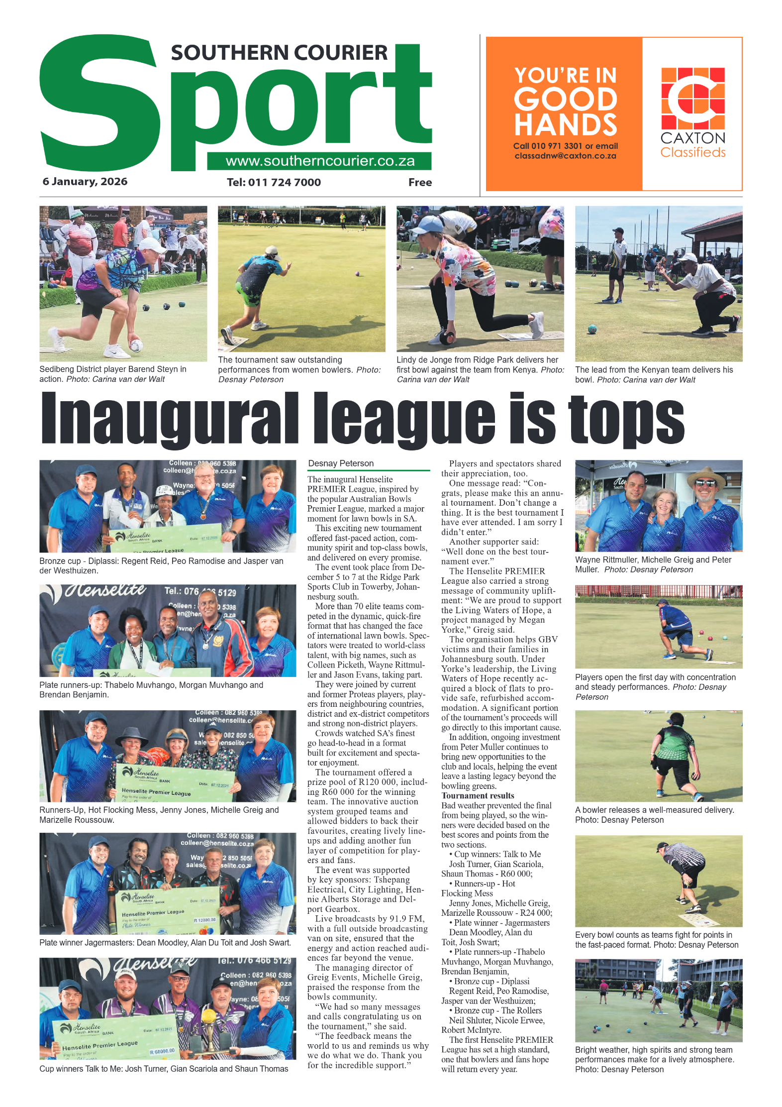 Southern Courier 6 January 2026 page 8