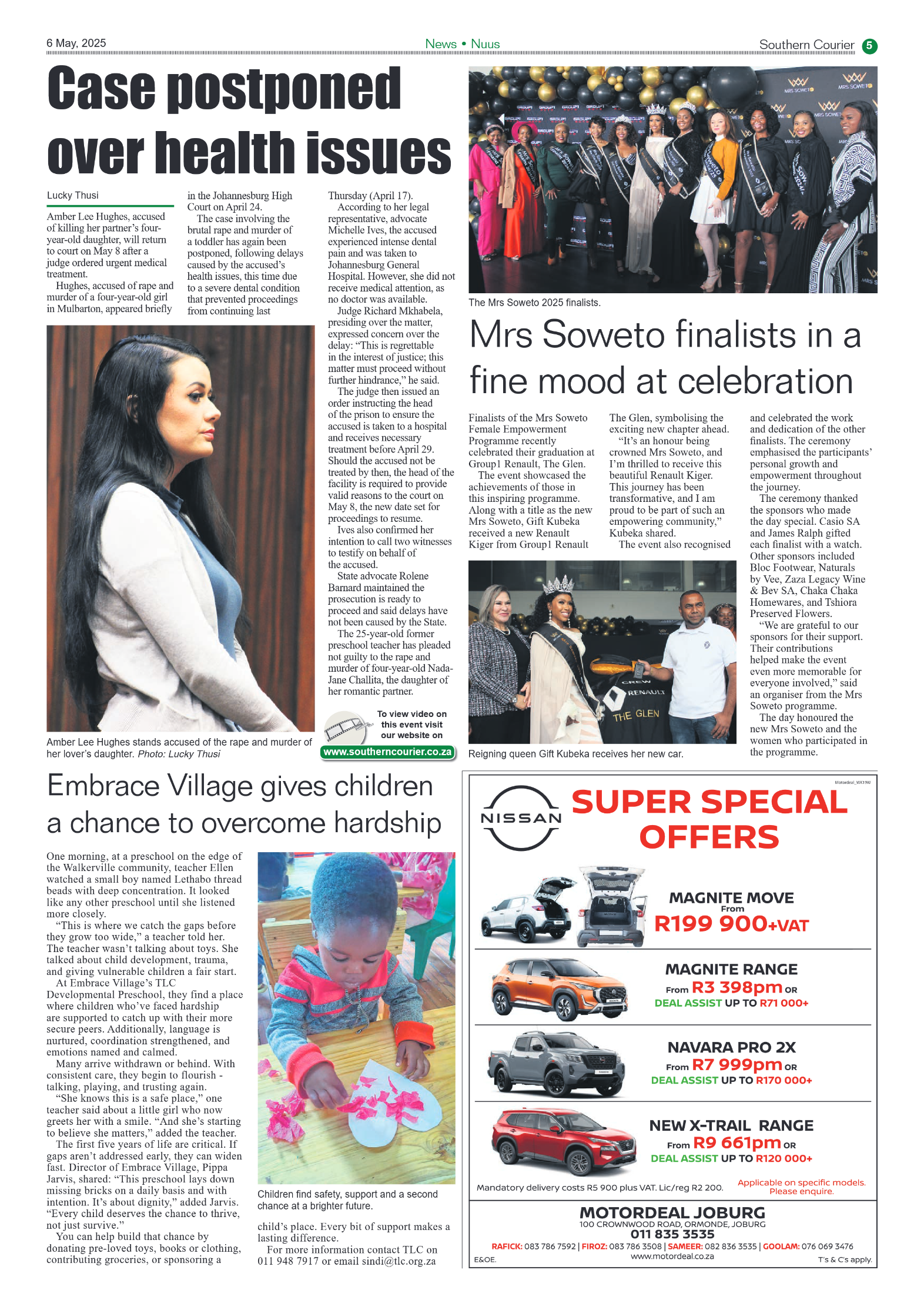 Southern Courier 6 May 2025 page 5