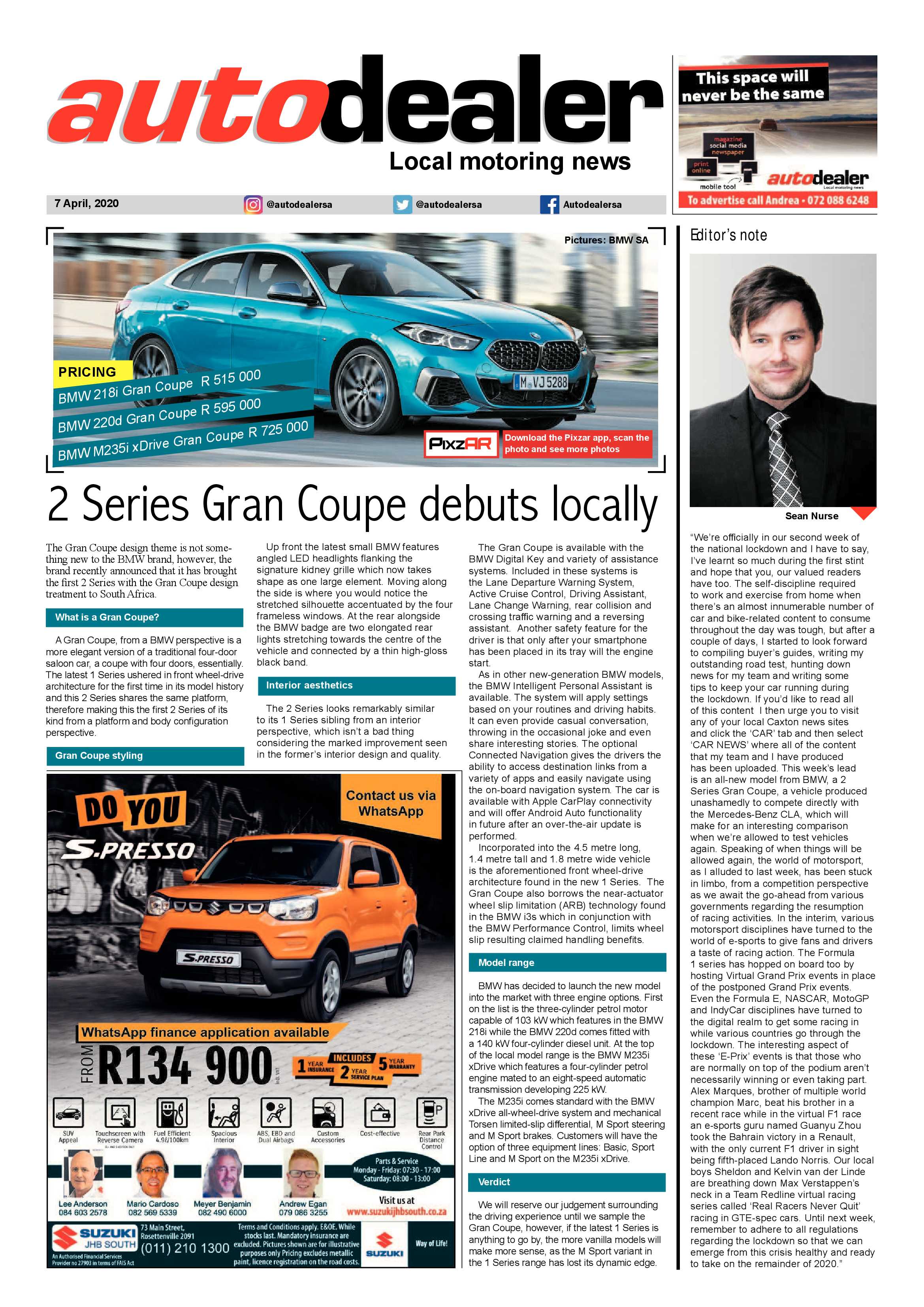 Southern Courier 7 April 2020 page 10