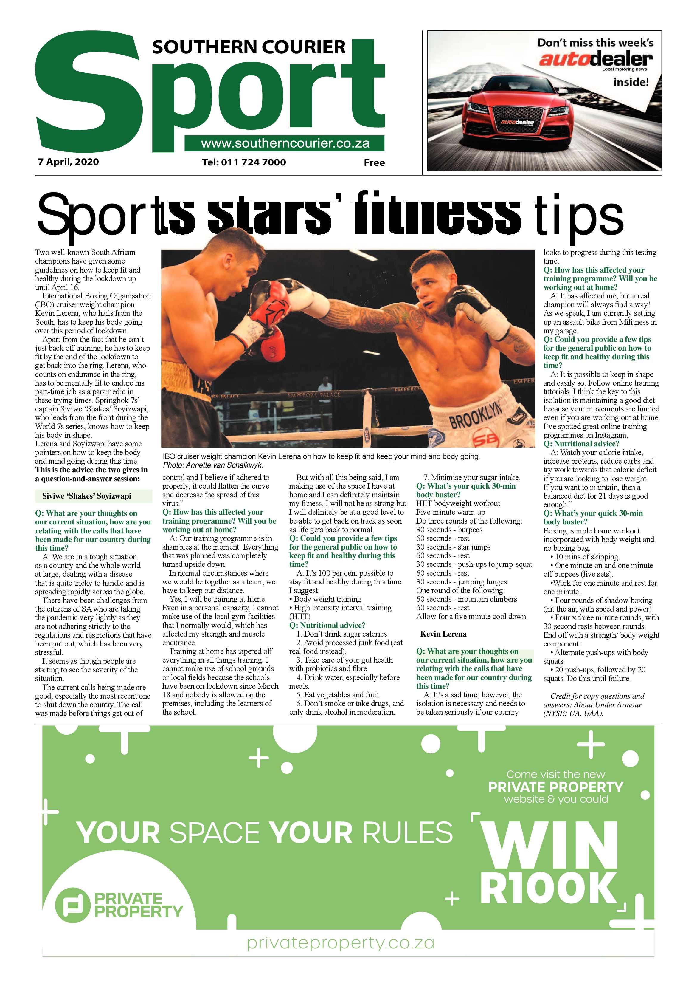Southern Courier 7 April 2020 page 12