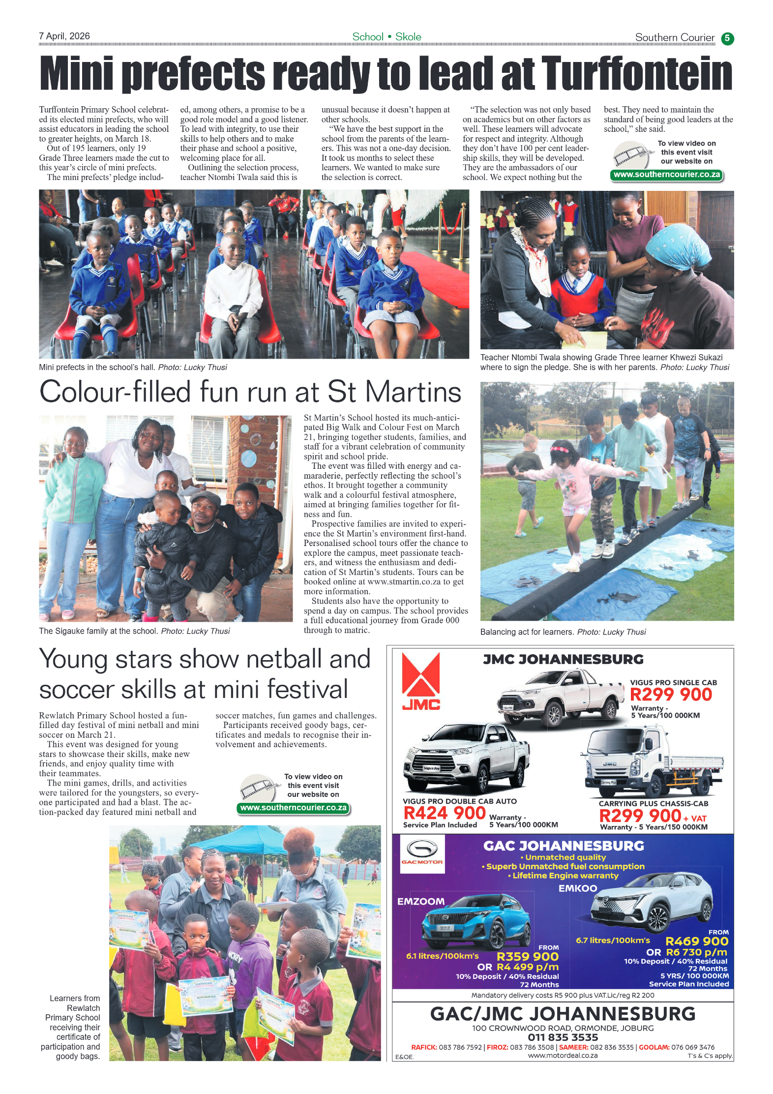 Southern Courier 7 April 2026 page 7