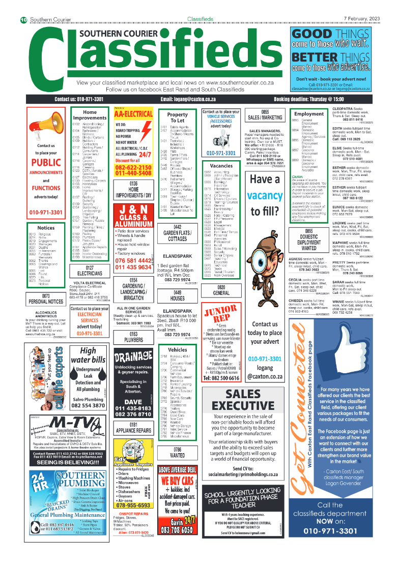 Southern Courier 7 Feb 2023 page 10